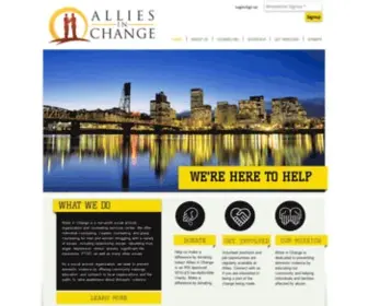 Alliesinchange.org(Allies in Change) Screenshot