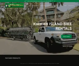 Alligatorbike.com(Kiawah Island Bike Rentals Seabrook Island Bike Rentals) Screenshot