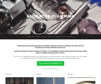 Alligatorplumbing.biz(East Bay Plumber & Sewer Repairs) Screenshot