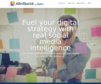 Allin1Social.com(Social Media Management Tool) Screenshot