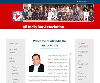 Allindiabar.org(All India Bar Associations) Screenshot