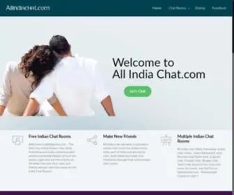 Allindiachat.com(Free online Indian Chat Rooms) Screenshot