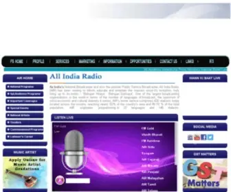Allindiaradio.org(All India Radio) Screenshot