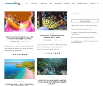 Allindonesiatourism.com(Indonesia In Online View) Screenshot