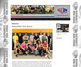 Allinfitnessnj.com(All In Fitness) Screenshot