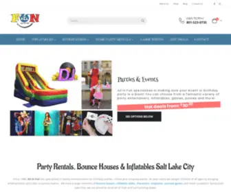 Allinfun.biz(Bounce House Rentals) Screenshot