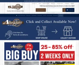 Allingtons.com.au(Allingtons Outpost) Screenshot