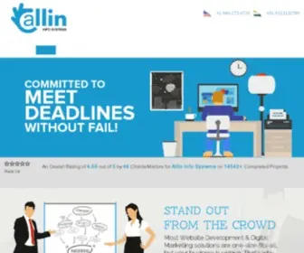 Allininfosystems.com(Web Design) Screenshot