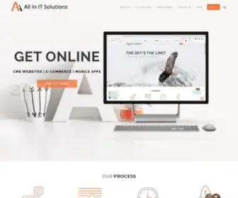 Allinit.com.au(Web Design Sydney by All in IT Solutions) Screenshot