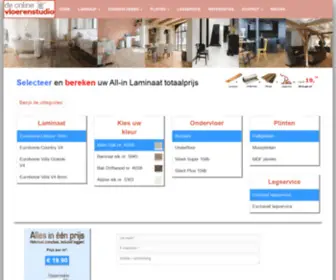 Allinlaminaat.nl(All in Laminaat) Screenshot