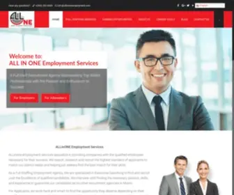 Allinoneemployment.com(ALL in One Employment Services) Screenshot