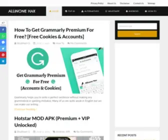 Allinonehax.com(Allinone Hax) Screenshot