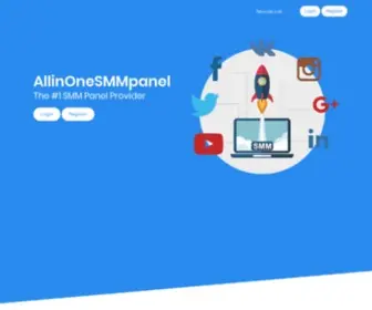 Allinonesmmpanel.com(All in One SMM panel) Screenshot