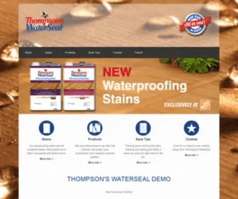 Allinonestains.com(Thompson's WaterSeal) Screenshot