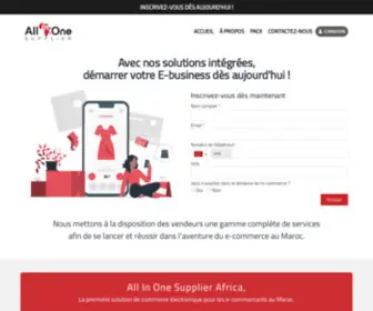 Allinonesupplier.ma(Vendre en Ligne AU MAROC) Screenshot