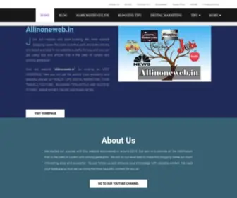 Allinoneweb.in(Blogging Tips) Screenshot