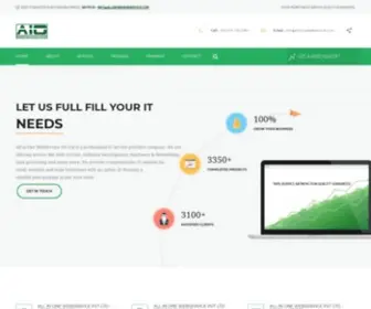 Allinonewebservice.com(All in One WebService Pvt Ltd) Screenshot