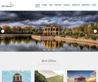 Allinpersia.com(All in Persia) Screenshot