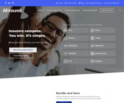 Allinsured.xyz(Unknown Domain) Screenshot