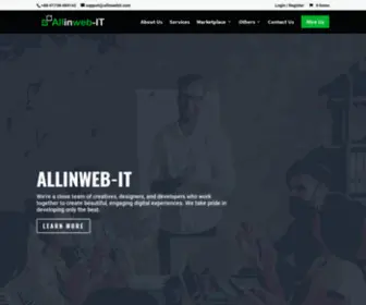 Allinwebit.com(Passionate Web Developers & IT Experts) Screenshot