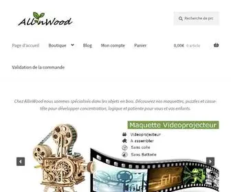 Allinwood.net(Produits en bois) Screenshot