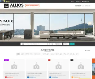 Allios.co.kr(엘리어스) Screenshot