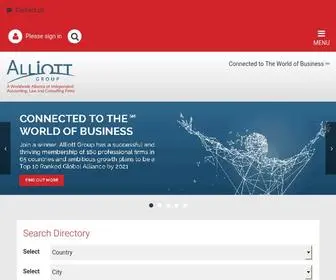 Alliottgroup.net(A Top 20 international association/alliance (network)) Screenshot