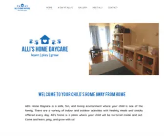 Allishomedaycare.com(ALLI'S HOME DAYCARE) Screenshot