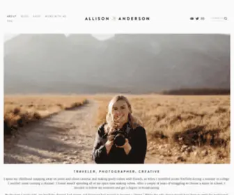 Allisonanderson.com(Allison Anderson) Screenshot