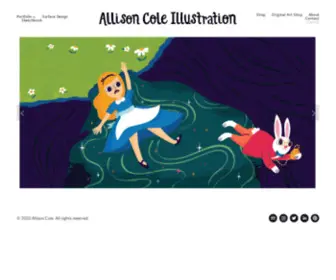 Allisoncoleillustration.com(Allison Cole) Screenshot