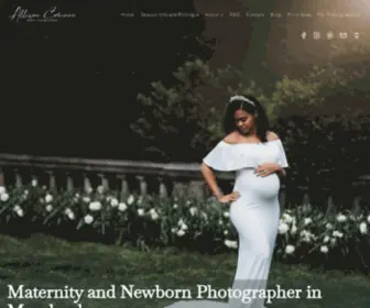 Allisoncorinne.com(Maternity and Newborn Photographer in Maryland) Screenshot