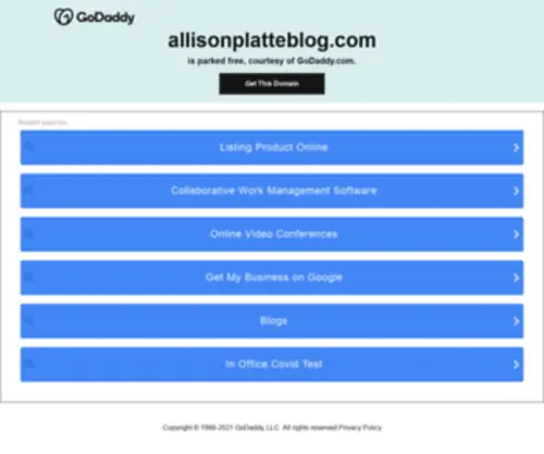 Allisonplatteblog.com(Charlotte, NC Blog) Screenshot