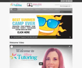 Allisontutoring.com(Allison Tutoring) Screenshot