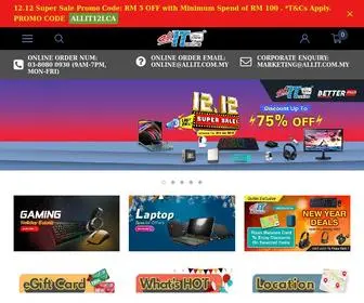 Allithypermarket.com.my(Malaysia's Largest Computer Retail Outlet) Screenshot
