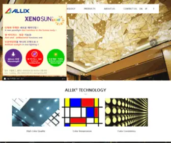 Allixs.com(ALLIX believes that each person has its own color) Screenshot