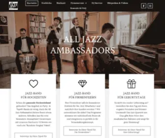 Alljazzambassadors.at(Hochzeitsband) Screenshot