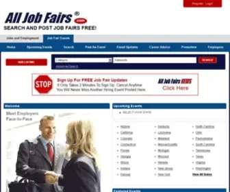 Alljobfairs.com(Job fairs) Screenshot
