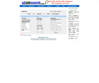 Alljobsearch.com(All Job Search) Screenshot