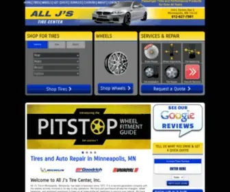 Alljstire.com(All J's Tire Center) Screenshot