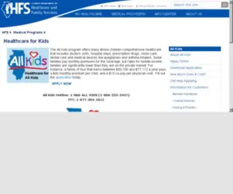 Allkidscovered.com(All Kids) Screenshot