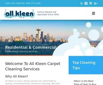 Allkleencarpets.com(All Kleen Carpet Cleaning Lynnwood) Screenshot