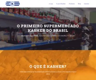 Allkosher.com.br(Supermercado Kasher) Screenshot