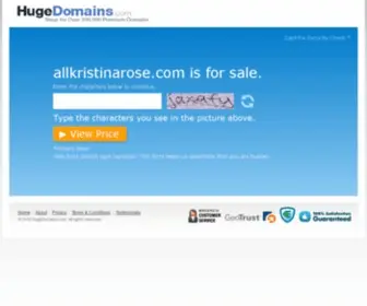Allkristinarose.com Screenshot