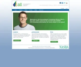 Alllibrary.com(The Accountancy Licensing Library) Screenshot