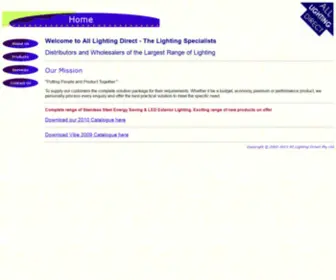 Alllightingdirect.com.au(All Lighting Direct) Screenshot