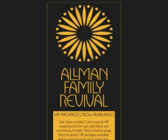 Allmanfamilyrevival.com(Allman Family Revival) Screenshot
