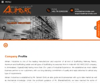 Allmarcindia.com(Manufacturer & Exporter of Scaffolding Walkway Planks) Screenshot