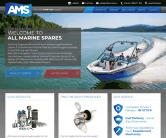 Allmar.com.au(All Marine Spares) Screenshot