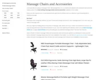 Allmassagechair.com(The biggest database of massage chairs with real customer reviews) Screenshot