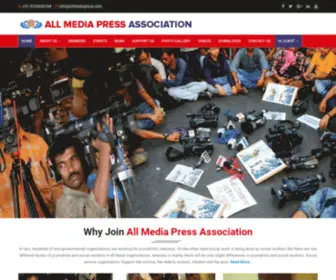 Allmediapress.com(All Media Press Association) Screenshot